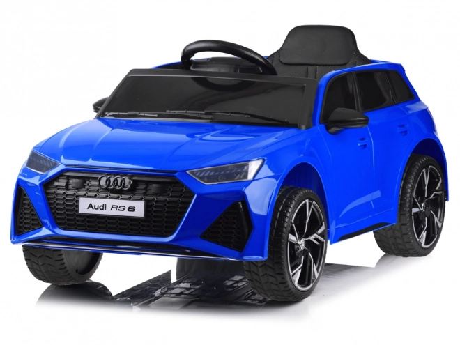 Elektrische auto Audi RS 6 voor kinderen – Blauw