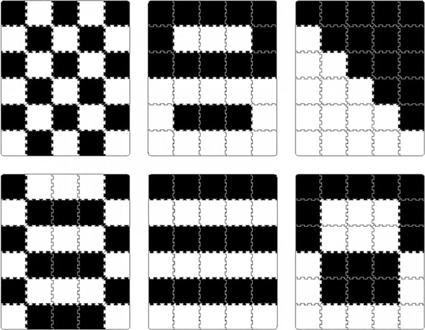 Easy assembly and versatile patterns