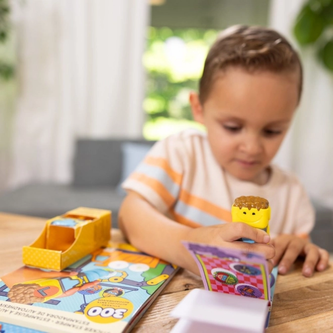 Sticker WOW! Aufkleberset mit Stempel Bagger