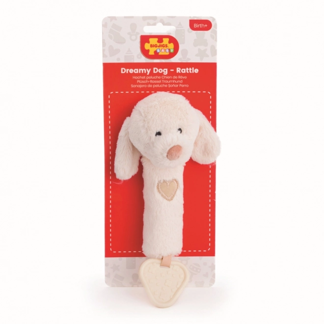 Bigjigs Baby Rammelaar 3in1 hondje