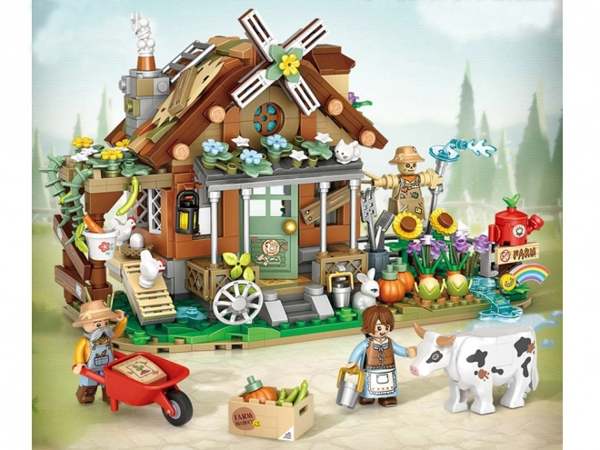 Creatieve Bouwset Boerderij Tuin Boerderij 899 elem ZA5344