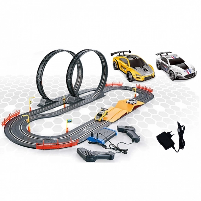 Racebaan met 2 lussen 560 cm