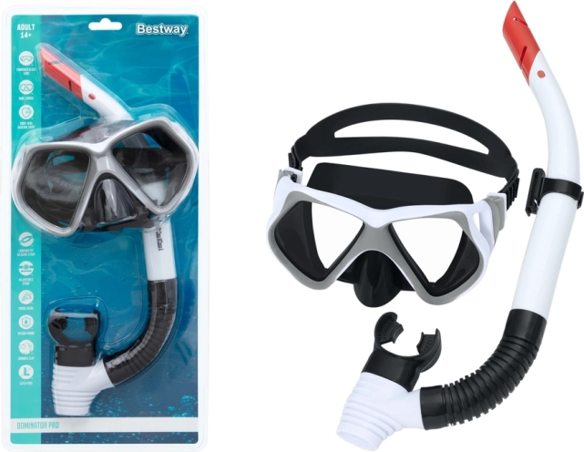 BESTWAY Snorkeling Set – Mask and Snorkel – White