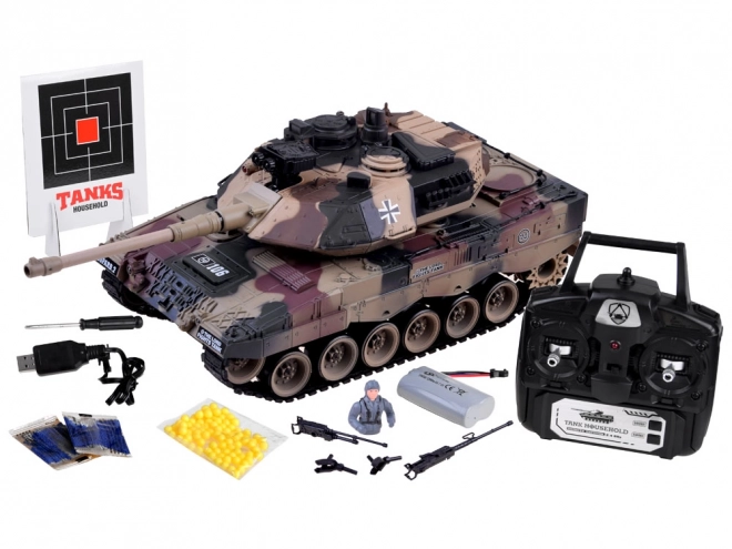 Grote op afstand bestuurbare tank LEOPARD RC0106