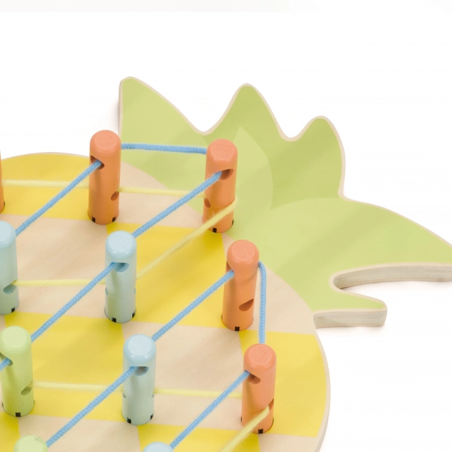 Holz Aufziehspielzeug Ananas Classic World
