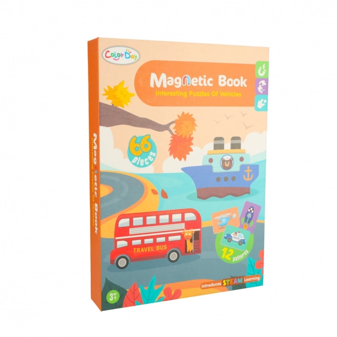 Magnetische puzzel - transportmiddelen