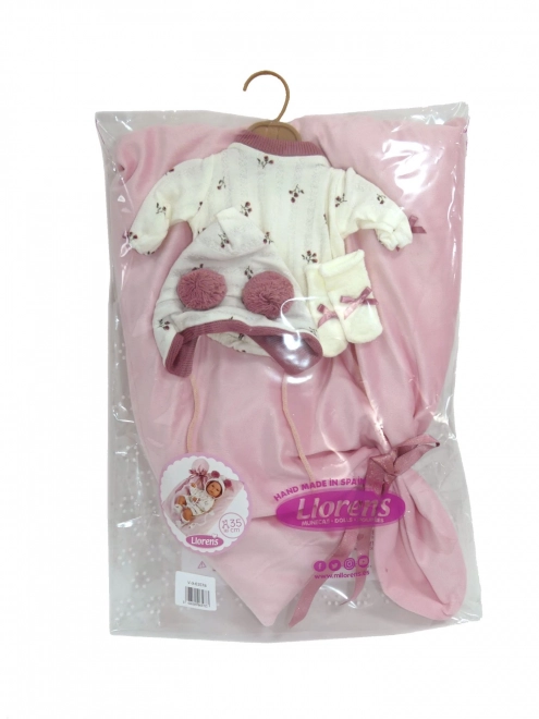 Llorens M635-78 kleding voor babypop NEW BORN maat 35-36 cm