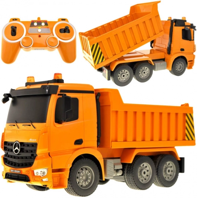 Remotely Controlled Mercedes-Benz Arocs Dump Truck