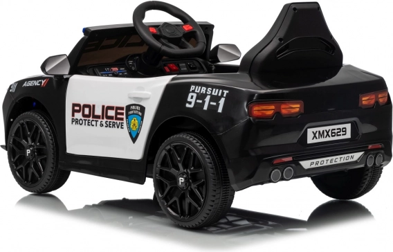 Black Police Car 911 Agency