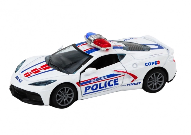 Metalen politieauto 1:32 Drive Mix