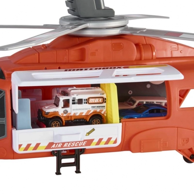 Reddingshelikopter uit Matchbox-doosje