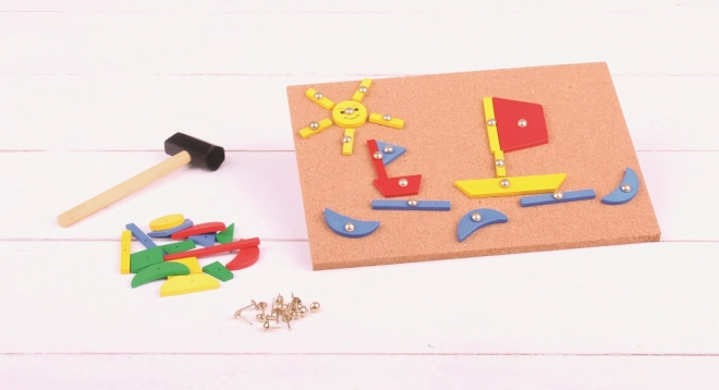 Bigjigs Speelgoed Creatief Timmerbordspel