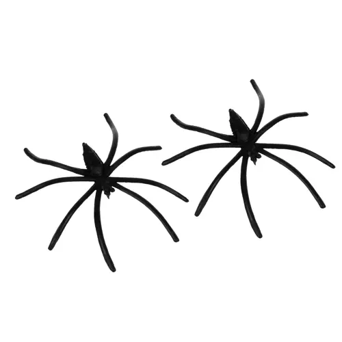 Halloween kunstmatige spinnenweb met spinnen