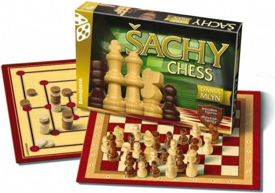 Spel schaken dammen en molens