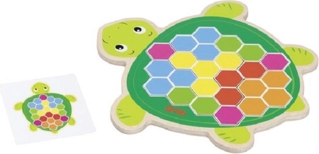 Goki Houten Puzzel Schildpad