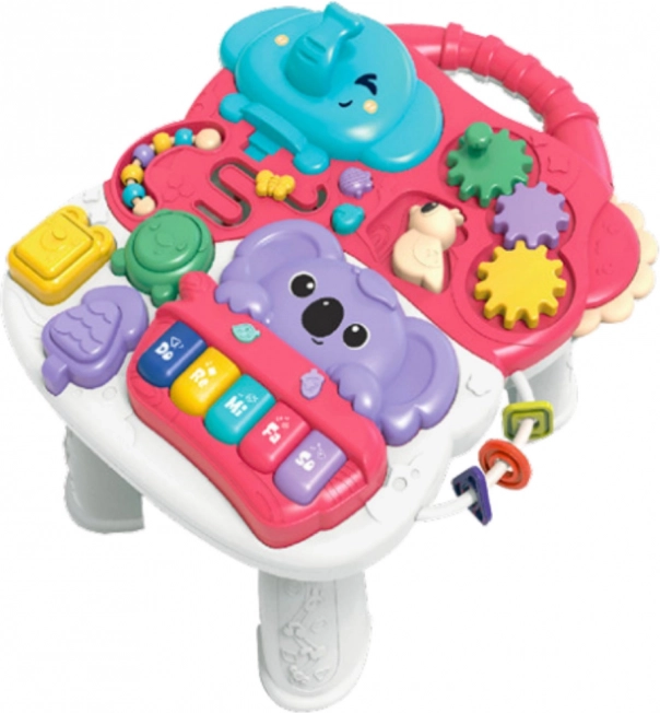 Interactieve educatieve tafel voor kinderen Roze