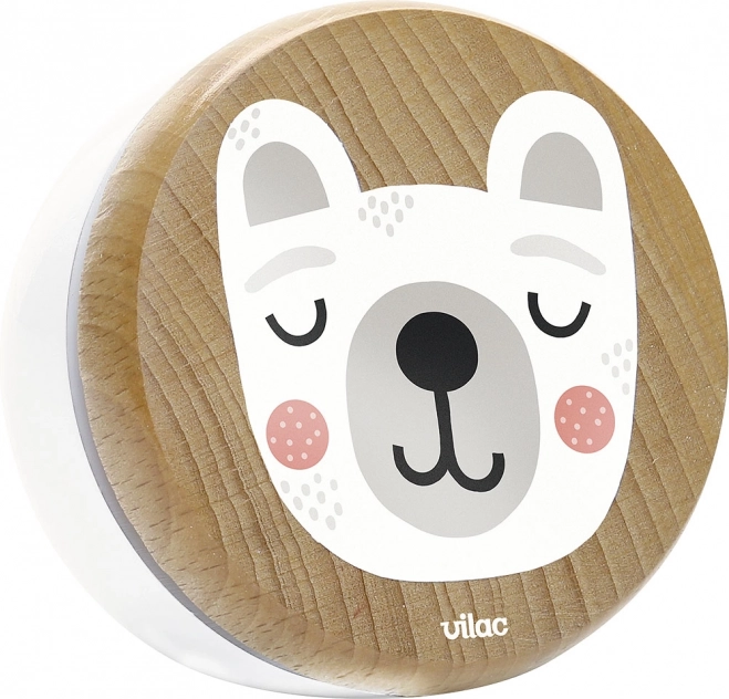 Vilac Wooden Music Box with Teddy Bear – Moonlight Sonata
