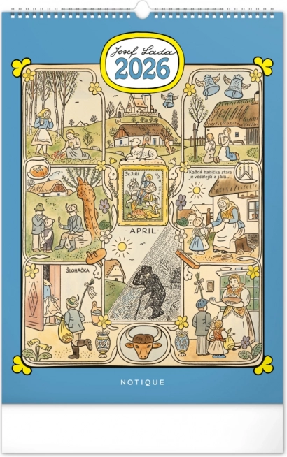 Wandkalender Josef Lada 2026