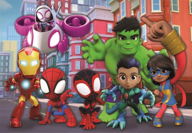 CLEMENTONI Puzzel Spidey en zijn geweldige vrienden MAXI 24 stukken