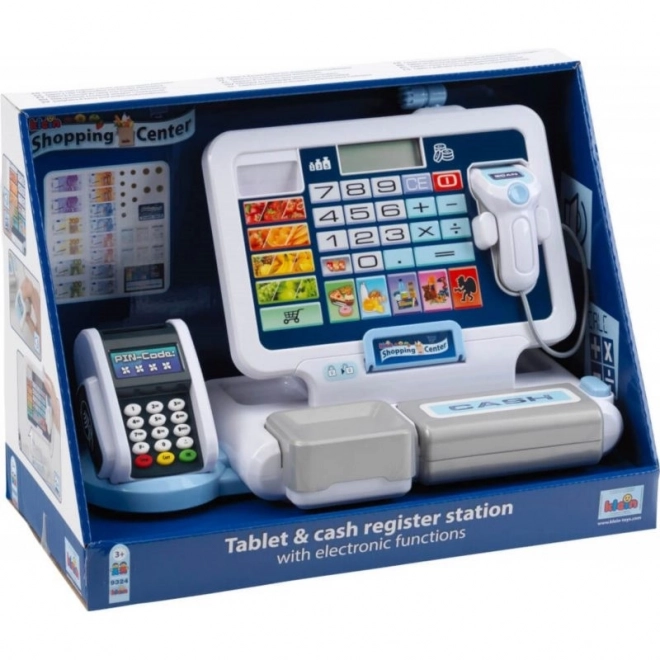 Cash Register with Terminal and Scanner