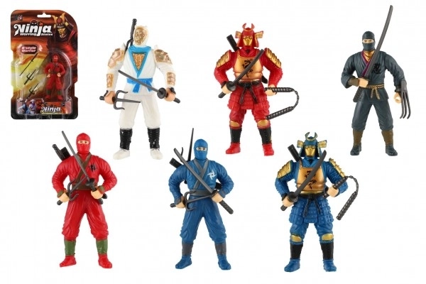 Ninja-figuur met accessoires 10 cm