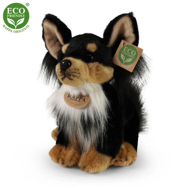Pluche hond Chihuahua zittend 24 cm ECO-VRIENDELIJK