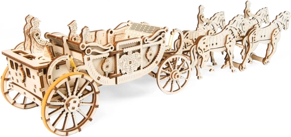 Ugears Royal Carriage – 3D Wooden Mechanical Puzzle