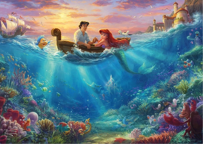 Puzzel Ariel in blik met 500 stukjes