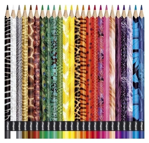 MAPED Driekantige Kleurpotloden Color'Peps Dieren 24 stuks