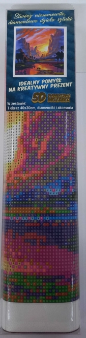 Diamantschilderij bergvallei