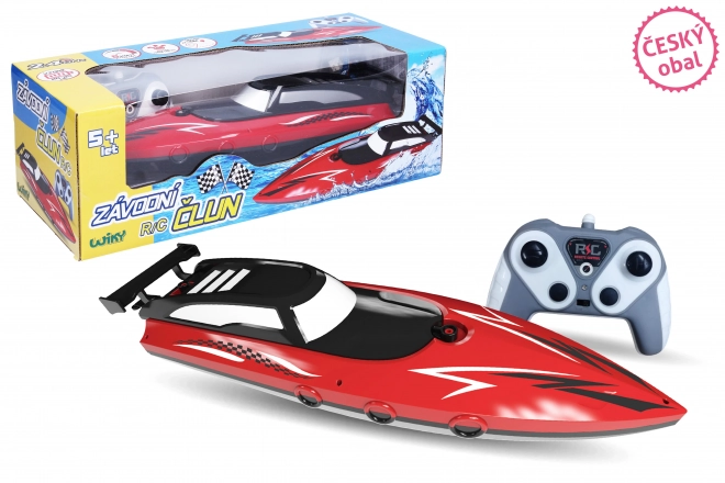 Bateau de course RC télécommandé 33 cm - emballage tchèque