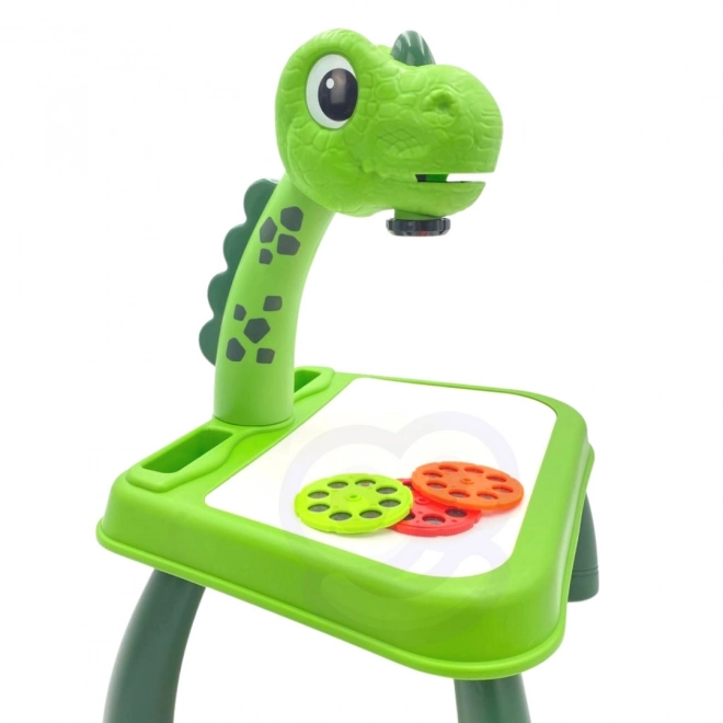 Projecteur WOOPIE Dinosaur avec tableau et feutres