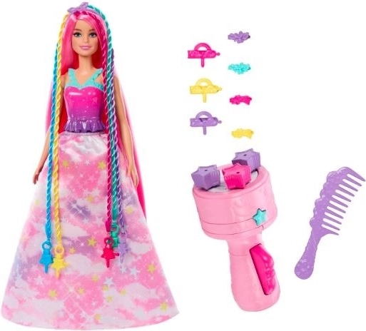 Prinsessenlook en lange regenbooghaar