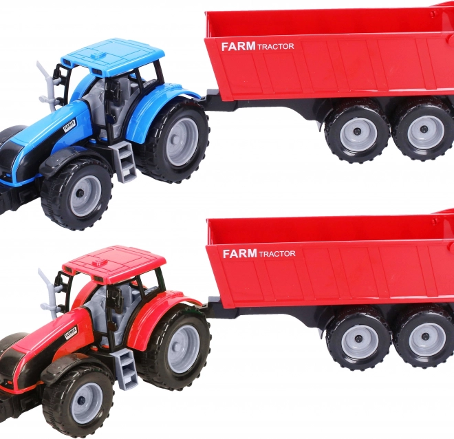 Tractor met aanhanger, inertie 42 cm
