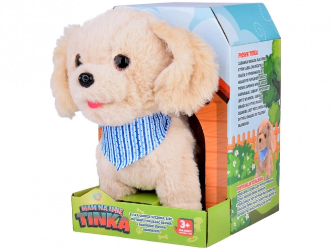 Interactieve pluchen hondje Tinka