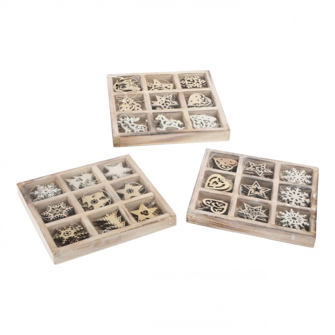 Set van houten kerstversieringen Small Foot