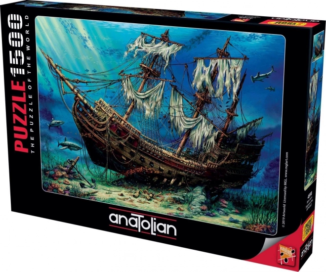 Puzzel schipbreuk 1500 stukjes