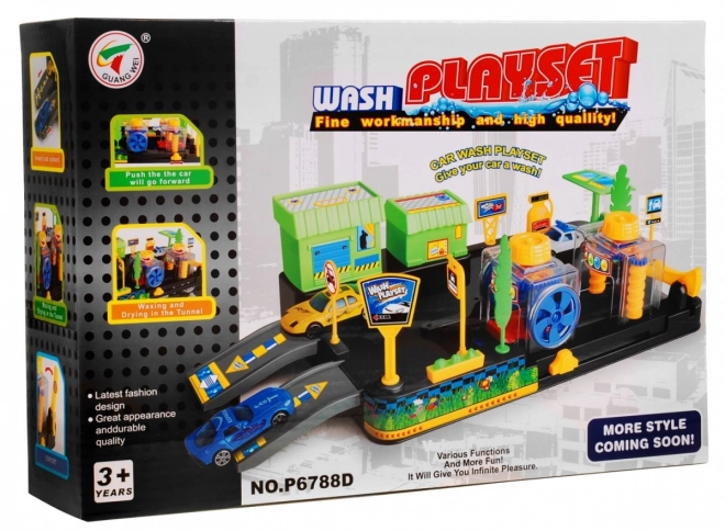 Wasmachine voor kinderen 3+ Zelfmontage + 2 auto's + bewegende delen