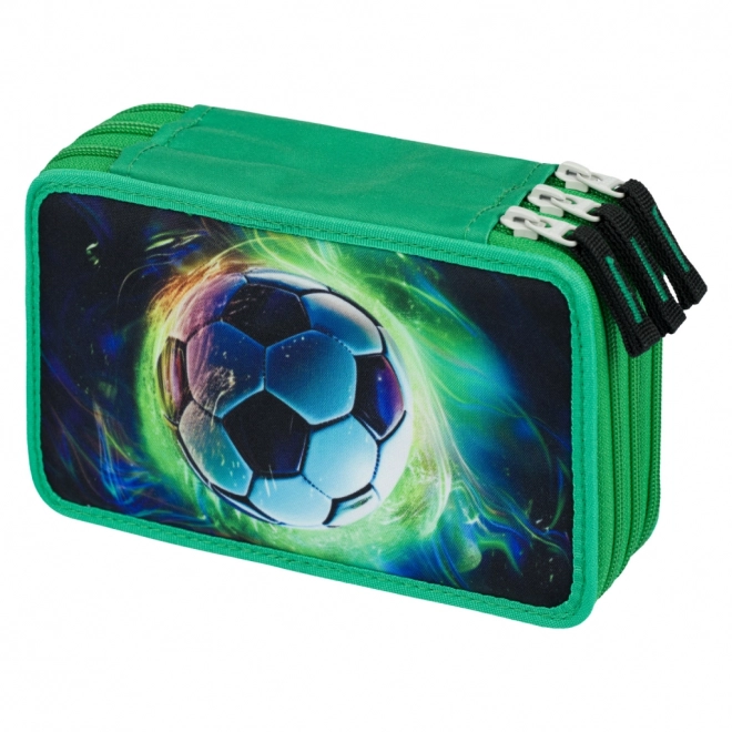 BAAGL School etui met drie lagen Voetbal Bal
