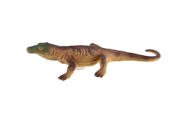 Dierfiguur hagedis met zuignap rubber 22cm