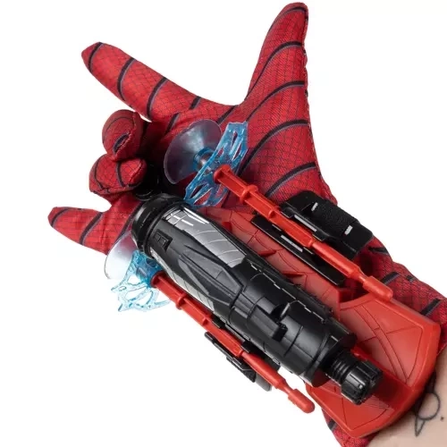 Netzwerfer mit Handschuh und 3 Pfeilen