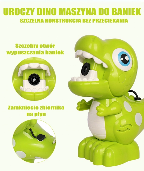 Dinosaur Bubble Machine for Kids