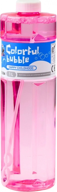 Grote fles zeepbellen met stokje 1L