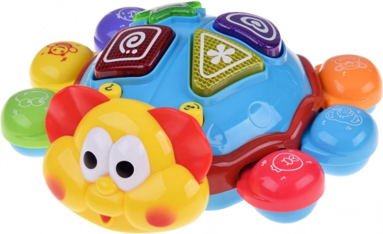 Encourages crawling and movement