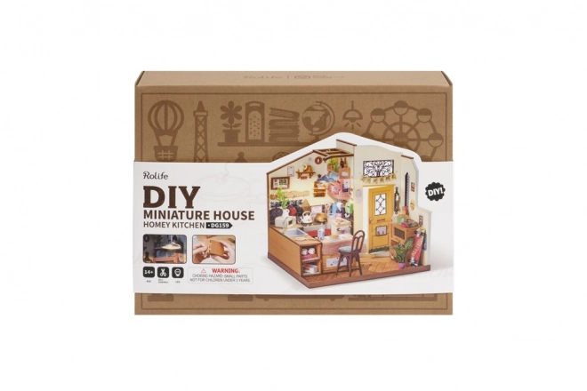 RoboTime 3D Puzzle en bois Cuisine Douillette