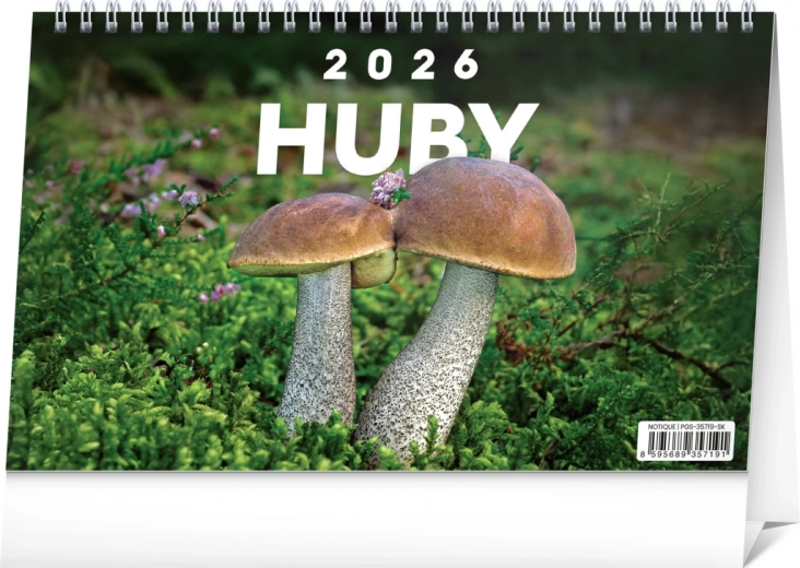Bureaukalender Paddenstoelen 2026