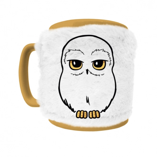 Harry Potter mok met pluchen hoes Hedwig