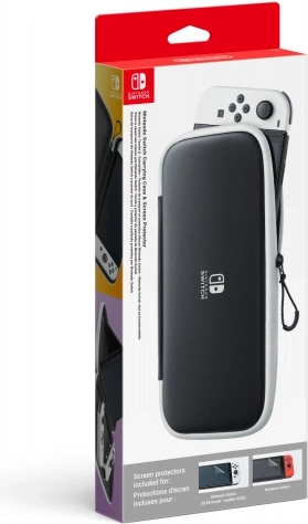 Schutzhülle und Schutzfolie für Nintendo Switch OLED