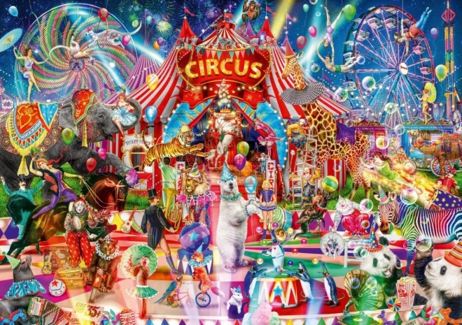 Bluebird puzzel nacht in het circus 4000 stukjes