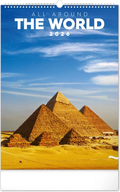 Calendrier mural Monuments du monde 2026